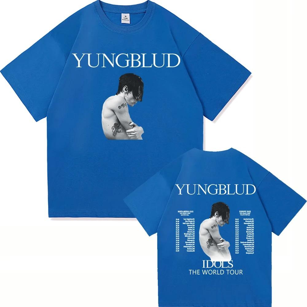 Yungblud Idols World Tour 2026 T Shirt New Fashion MenWomen Hip Hop Aesthetic Wings Tshirt High Quality Cool Cotton Tees Shirts