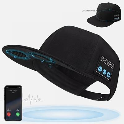 Wireless Smart Baseball Cap Headphones - Hands-free Music, Built-in Speakers, Sweat-proof, Outdoor Sports and Fitness, Gifts for Family and Friends