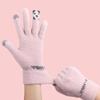 Niedliche Damen-Touchscreen-Plüschhandschuhe: Warm, verdickt für Frühling & Herbst Radfahren