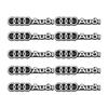 4pcs/lot Hi-Fi Speaker 4JHGEo Speaker 3D Aluminum Badge Emblem Stereo Sticker For 4JHGE A3 A4 A5 A6 A7 A8 S3 S4 Q2 Q3 Q5 Q7