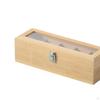 Wood Tea Storage Organizer Compartment Box Coffee Holder for Countertop Desktop Kitchen
