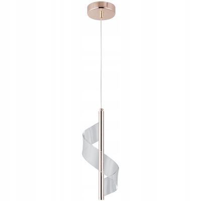 Gold Pendant Lamp On Ropes Glamour Led 14W Modern for Bedroom