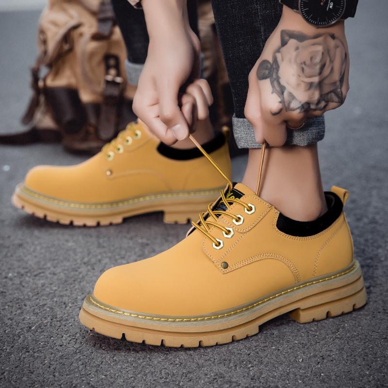 Módní Klasické Pánské Boty z Pravé Kůže Klasické Pánské Chodící Boty Venkovní Pánská Business Obuv Šněrovací Chodící Oxfordy