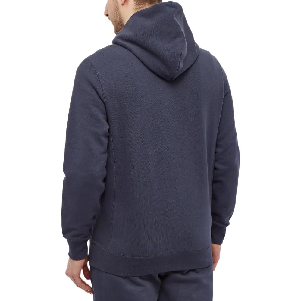 Puma T7 Solid Logo Hooded Drawstring Long Sleeve Sweatshirt Men sweatshirt Dark-Blue 533464-43