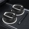 GLC GLB Car Trash Bin Storage Box High Flame Retardant LED Smell Proof Ashtray For Mercedes Benz AMG W203 W204 W164 W168 C180 E