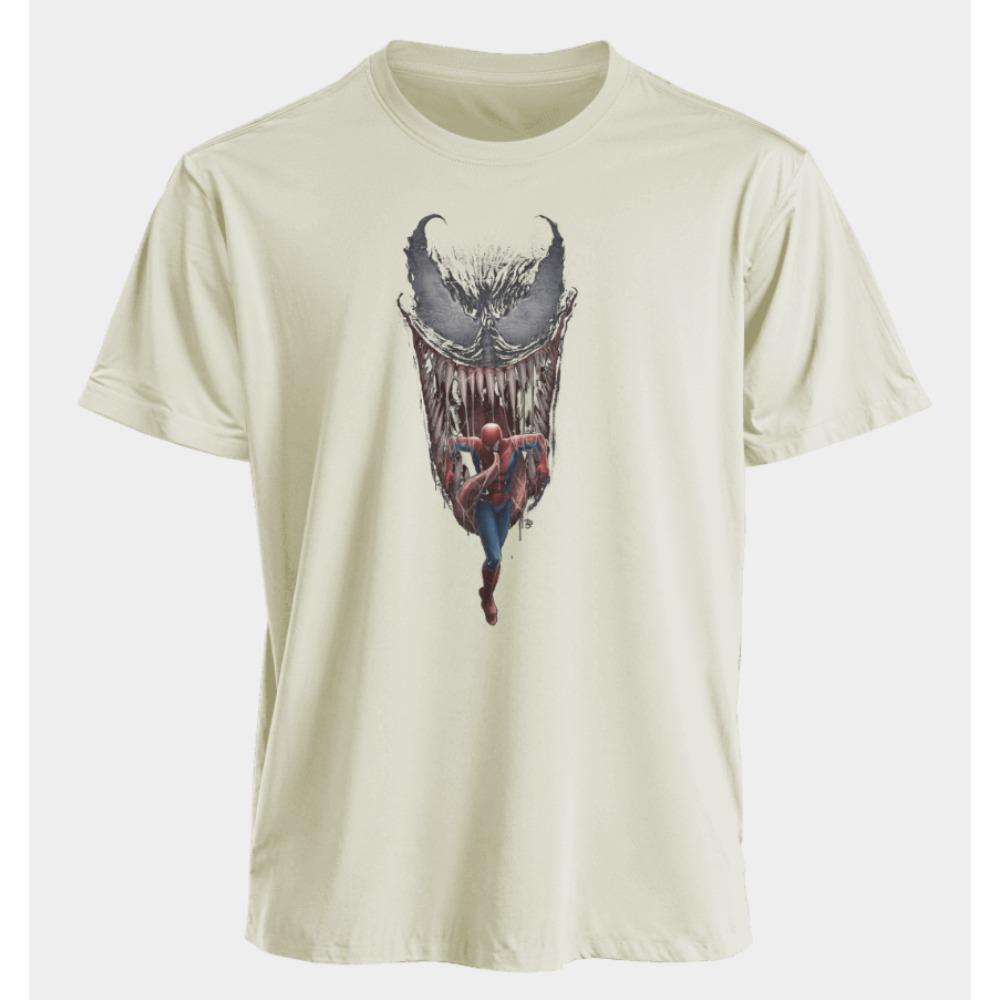 Men's and Women's T-shirts-Man Venom Summer American Spring and Autumn New Loose Fashion Niche Short Sleeves