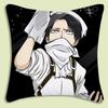 Levi Ackerman Attack On Titan Pillow Covers Cartoon Sofa Decorative Home Double-Sided Printing Short Plush Cute Cushion Cover