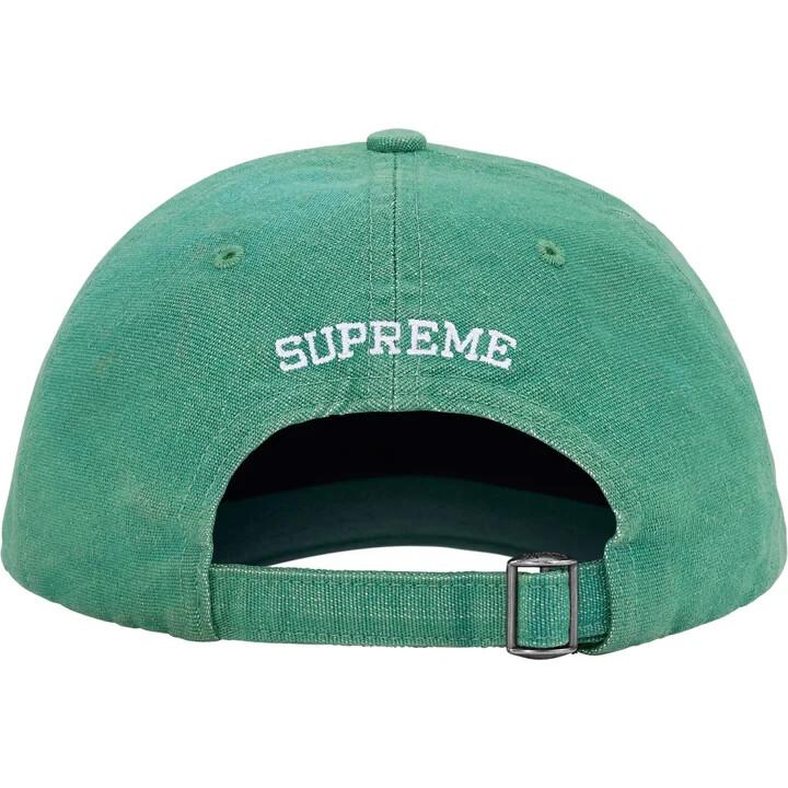 Supreme Cordura Denim S Logo 6-Panel Green
