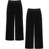 The North Face Solid Logo Print Straight Leg Mid Rise Casual Pants Women Bottoms Black NP6KQ80J