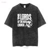 Lords of The New Church T Shirt gift for rock fan TE5230 vintage Washed Casual homme Top For Everyday Wear designer clothes