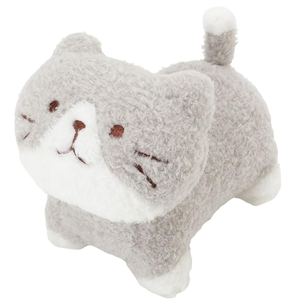 Cute Plush Cat Mascot Fukufuku Nyanko Hapins Gift, Present, Character, (Hatch (Bicolor Cat))