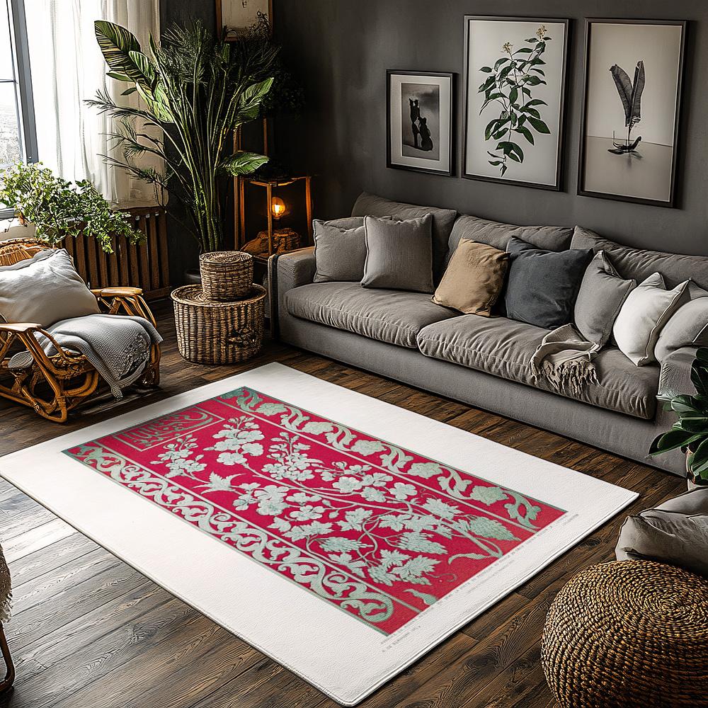 

Elegant Persian Carpet Style Doormat Entrance Rug Indoor Outdoor Floor Mat Washable Home Decor Traditional Area Rug Vintage Home 50x80cm