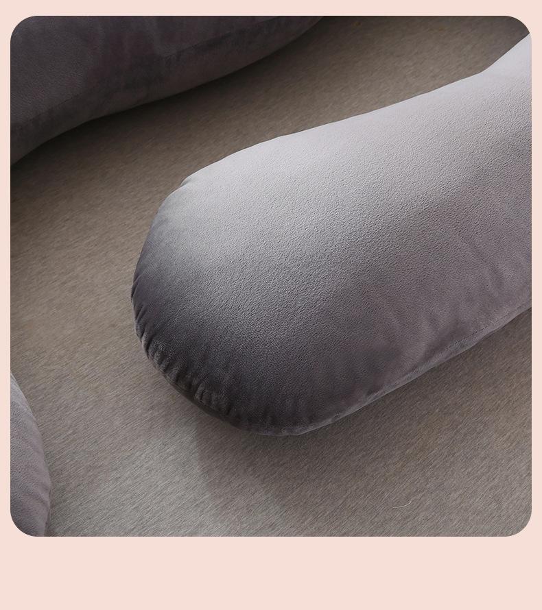 Pregnancy Support Pillow: G, U & L Shapes for Side Sleeping & Back Support