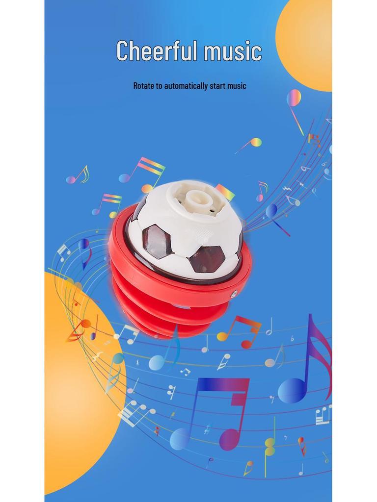 Children's Rotating Light & Sound Toy: Educational Outdoor Music Gyro with Colorful Lights for Boys and Girls Ages 2-3