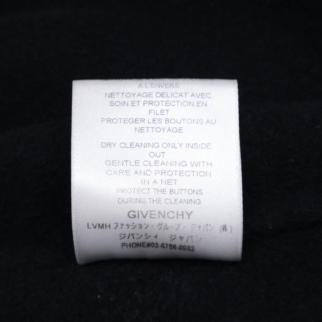 Givenchy BMC04912ZE Wolle 90% Kaschmir 10% 3B Chester Coat Mantel 54 schwarzGebraucht