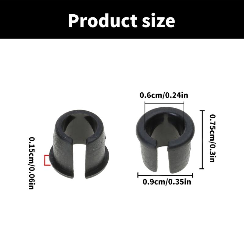 10Pcs Bike Valves Stem Grommets Inner Tube Adapter Rubber Plug Road Bike Valves Rims Cycling Accessories Easy To Install