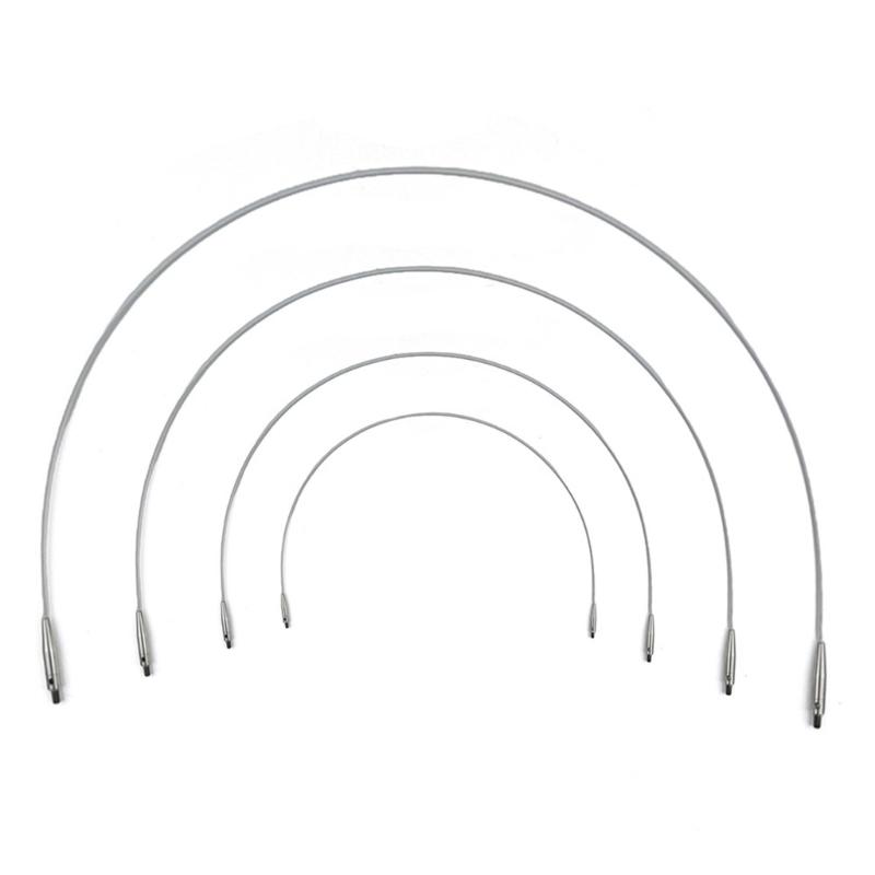 Circular Knitting Needle Set Short Square Knitting Needle Interchangeable Circular Needle Size 3.5mm-8.0mm Knitting Tool