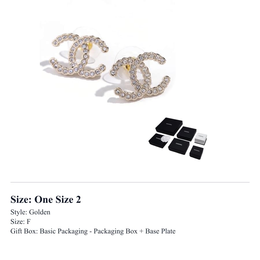 CHANEL Metal Earrings Women`s Gold ABF269B19870NAFIY
