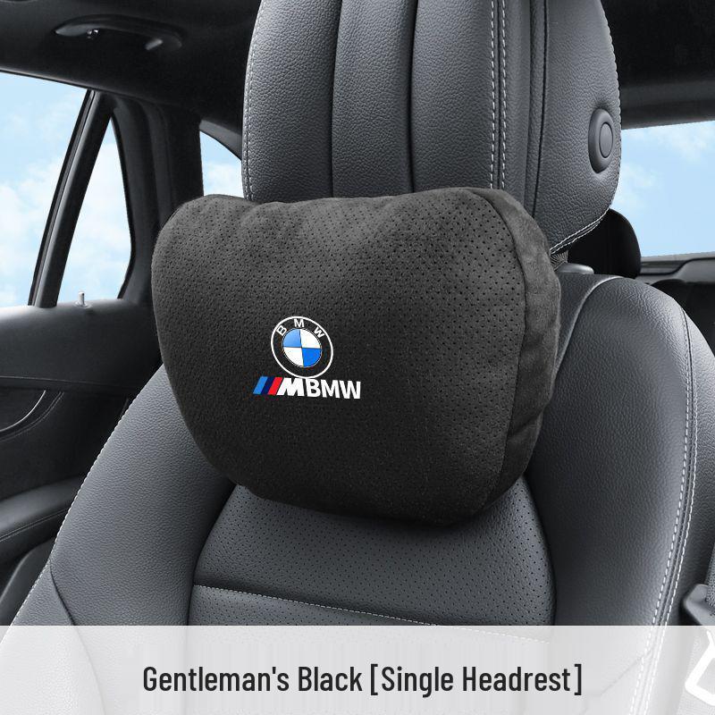 Compatible with BMW 5, 7 Series, X1, X3, X5 car seats, featuring headrest, lumbar, and neck support pillows.
