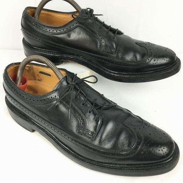 

1978 Vintage FLORSHEIM Imperial Kenmoor Long Wingtip Black Size 11C 27.528.5 Men’s(USED)