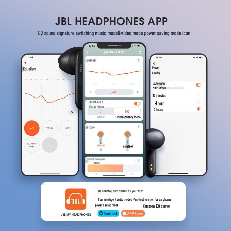 JBL Wave Flex True Wireless Bluetooth Earbuds