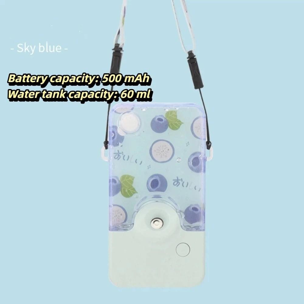 

Compact Design Skin Moisturizing Device USB Rechargeable Rechargeable Sprayer Office Use синий