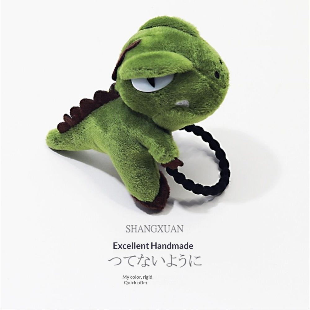 Cartoon Little Dinosaur Doll Cute Headband Korean Internet Celebrity Super Cute Headband Plush Hairpin Exquisite Brooch Hair Accessories