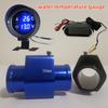 Automobile Temperature Voltage 2-in-1 Digital Temperature Sensor Table 1/8NPT Water Temperature Gauge Temperature Sensor 12/24V