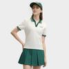 FILA Tennis Womens Fashion Comfortable Soft Casual Sports Polo Shirt Women tops Cloud-White A51W523101F-WT
