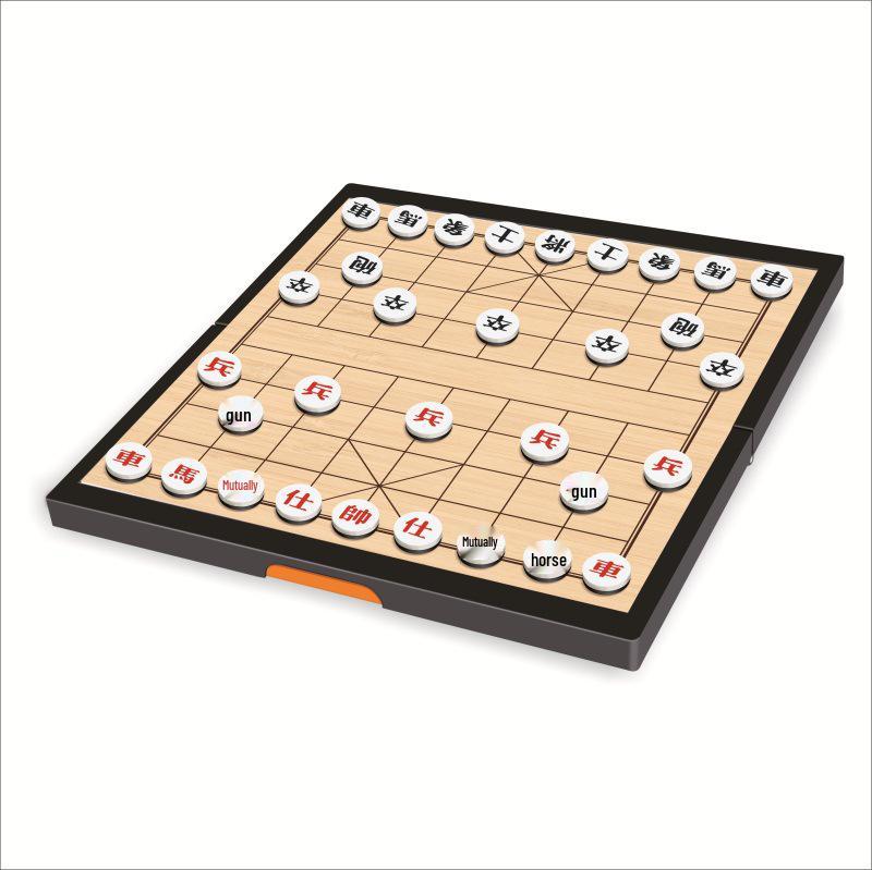 Магнитная игра «Пять в ряд» и «Летучие шашки»: Портативная образовательная настольная игра для детей