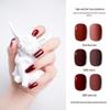 Skywater2025 New Arrival: Popular Wine Red Gel Polish for Nail Salons