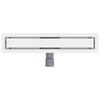 2 in 1 Shower Drain Silver 50 cm Stainless Steel 304