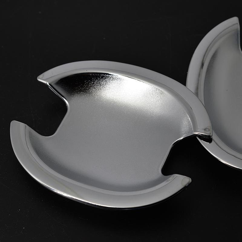 FOR Volkswagen Tiguan First Generation 2007-2017 Accessory Glossy Chrome Silver Door Handle BOWL Covers Trim 2010 2013 2012 2015