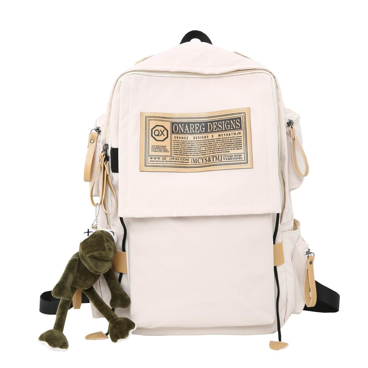 

Ретро рюкзак для ученика средней школы, студента колледжа, вместительный, водонепроницаемый и износостойкий, новая модель