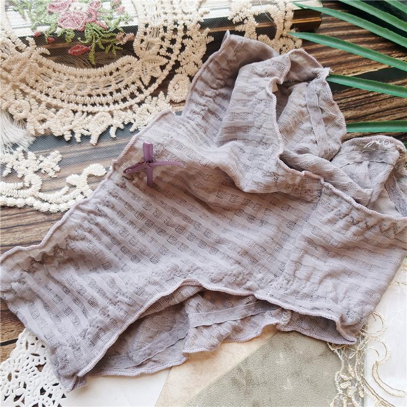 

Ленивое, удобное, эластичное, такое милое, из марли, ледяного шелка, в клетку, сексуальное женское нижнее белье с низкой посадкой One Size