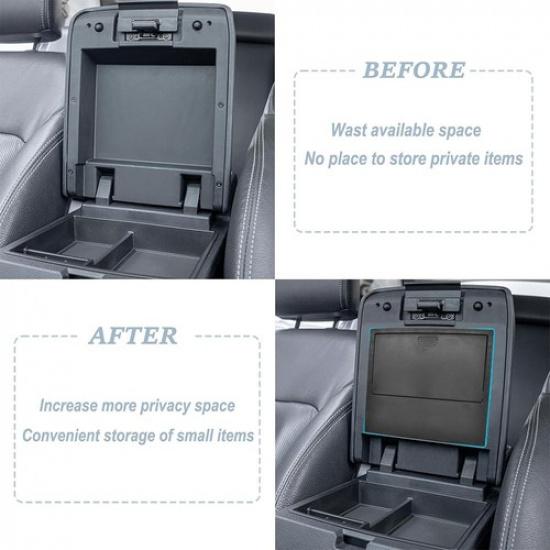 Hidden Center Console Armrest Storage Organizer Box For Toyota Tacoma 2024-2025
