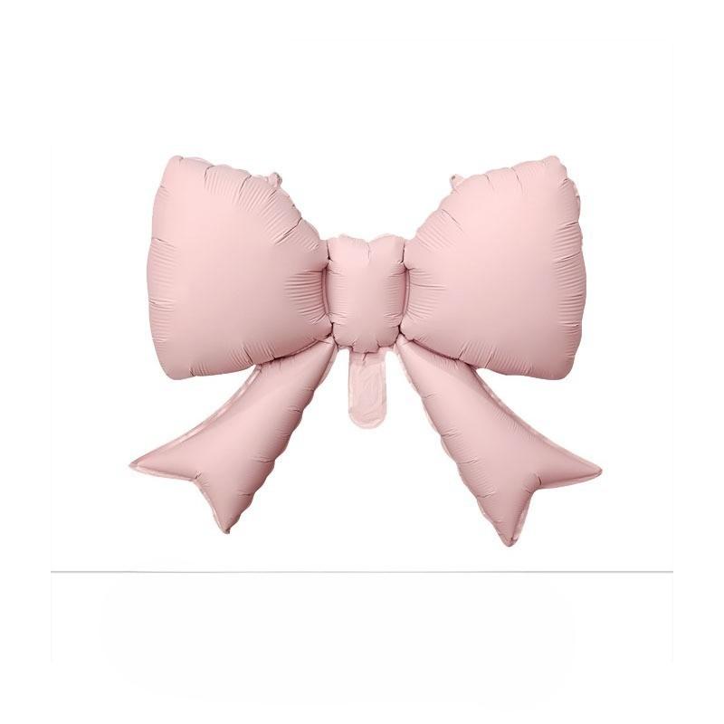 Bow Aluminum Film Balloon Photo Prop, Girl Birthday Party Scene Decoration Prop Balloon