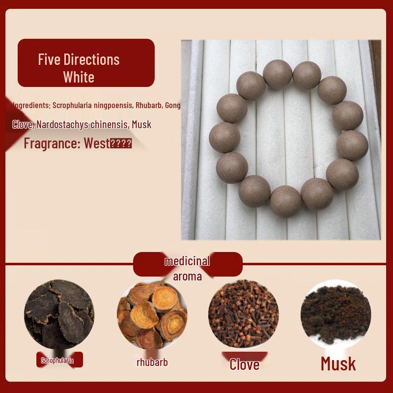 High-End Fragrance: Natural Incense Beads Bracelet | Ancient Method | Unisex Hand Accessory | Popular Item