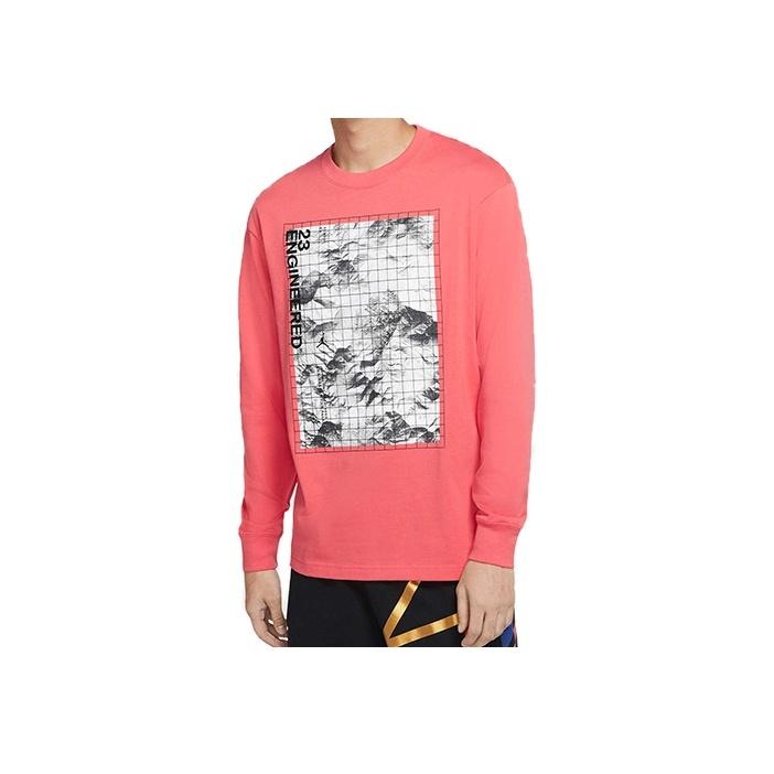 

Мужская повседневная футболка с длинным рукавом Jordan 23 Engineered Ember-Red CT3658-850 XL