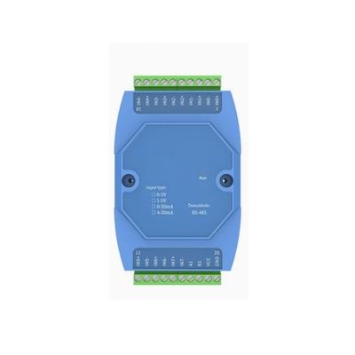 4-20mA 0-5V To RS-485 Converter 8-Channel Analog Signal Acquisition Module 88*72*59mm Industrial Replacement Accessories