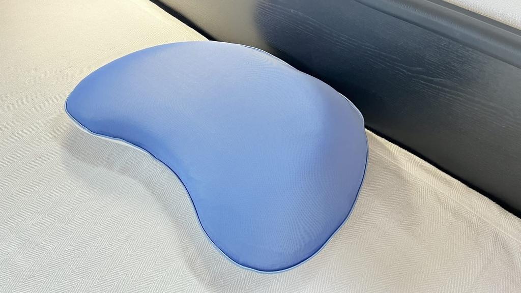 Cooling Pillow, 60x40cm, Cooling Urethane Foam, Reversible, All-Season, Washable Cover, Boxed, Cooling Pillow, Summer, WhiteBlue