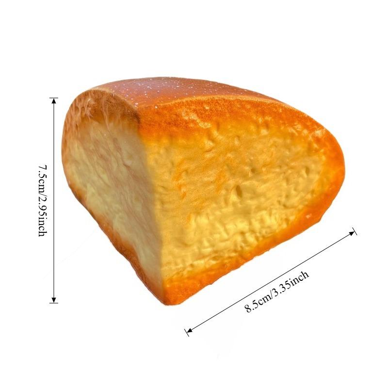 

Squishy Triangular Cheese Bread Cubes Squeeze Toy Scented Soft Slow Rebound Realistic Bread Fidget Toy For Anxiety Decompress