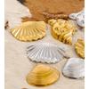 Yhpup Ocean Style Stainless Steel Conch Shell Brooch Pin for Women Men Unisex Clothing Accessories Trendy Attractive Jewelry