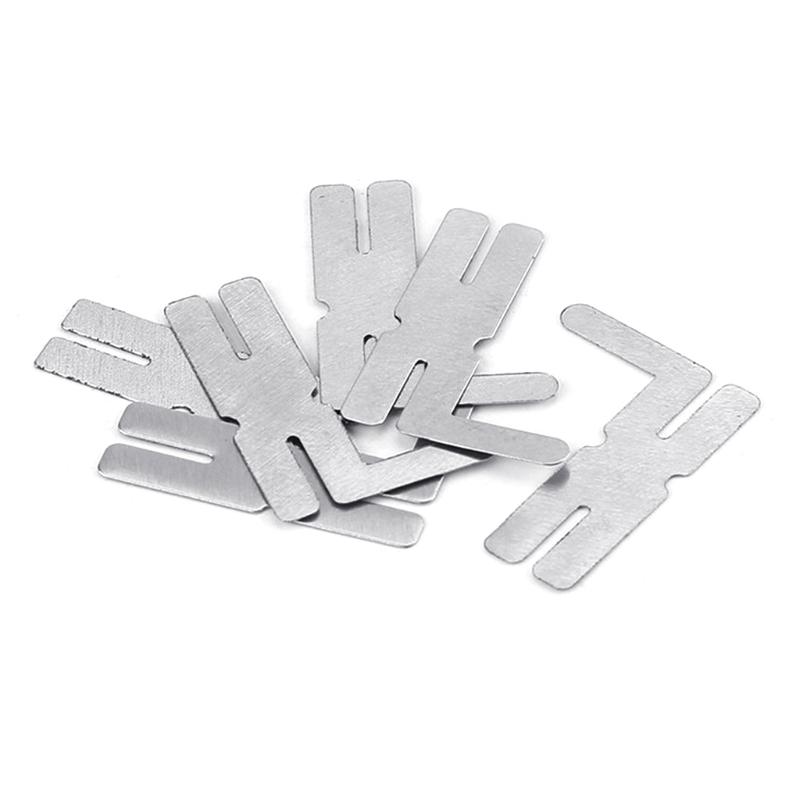 Compact 100 Pcs Nickel Plated Steel Strip Tape Sheet Plate for Battery Welding Machine Spot Welder Lithium Battery 18650