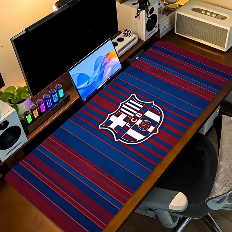 Fc Barcelona Velká podložka pod herní stůl Protiskluzová podložka pod notebook Tablet Velká podložka pod myš Podložka XXL Podložka pro Mini PC S uzamčeným okrajem
