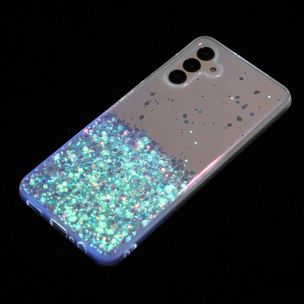 For Samsung Galaxy A35 5G Glow In The Dark Phone Case Epoxy TPU Glitter Sparkle Cover