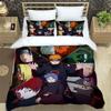 New 3D-Printed Cartoon Anime Uzumaki Naruto Bedding Set – Duvet Cover Set – A Luxurious Gift for Teens, Suitable for Double/Sing