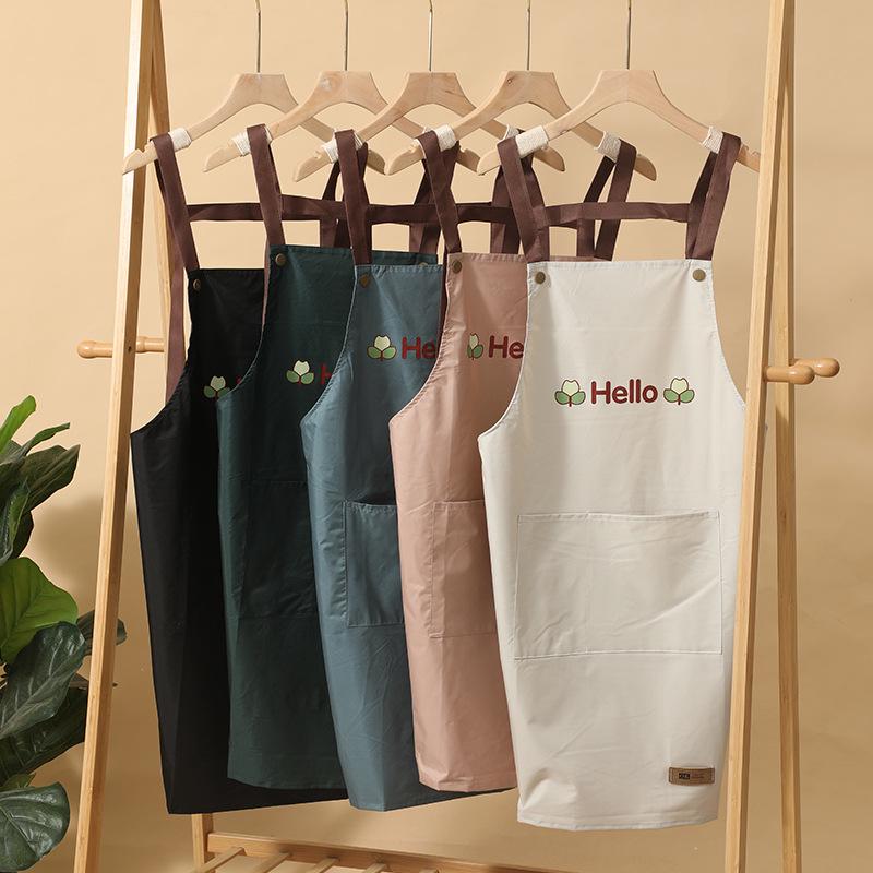 High-Density Waterproof & Oil-Proof Summer Kitchen Apron