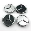DFN1   Mercedes Benz wheel center cap 4pcs black 75mm Hubcap For Mercedes w204 w211 w205 W212 amg w203 w213 w124 w176 w177 accessories
