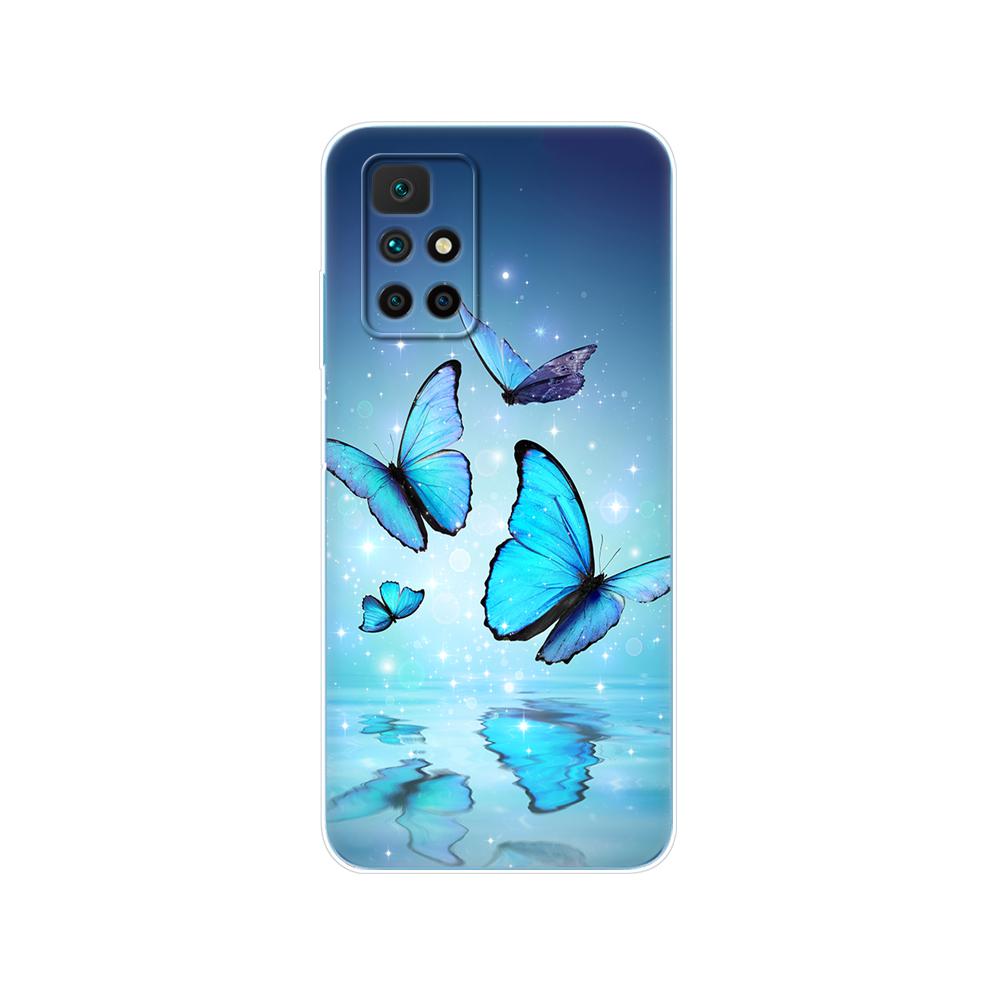 Dla etui Redmi 10 silikonowa tylna okładka etui na telefon dla xiaomi Redmi 10 2022 2021 miękkie etui 6.5 cala Redmi10 globalne etui typu bumper z tpu